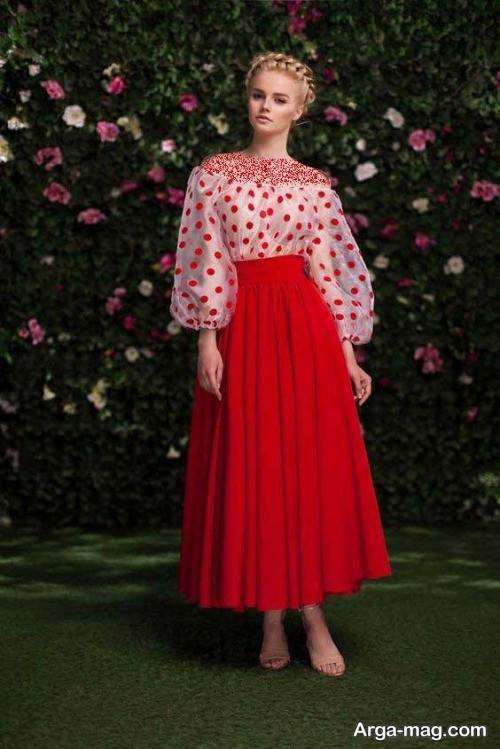 مدل لباس مجلسی آستین پفی با انواع استایل ها و رنگ های جذاب