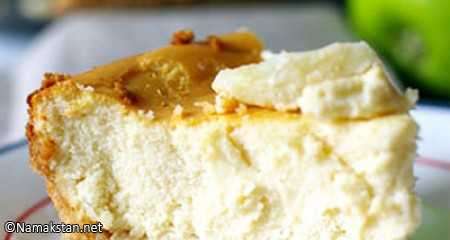 آموزش دستور پخت و طرز تهیه کیک پنیر با سیب خوشمزه و مجلسی