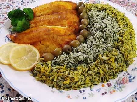 آموزش کامل و دستور تهیه سبزی پلو ماهی هندی ضد عطش مخصوص تابستان