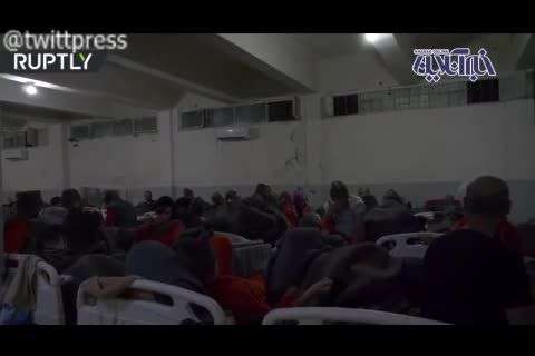 فیلم | فیلمی دیده نشده از درون زندان داعشی‌ها در سوریه