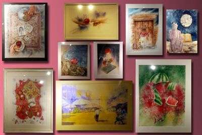 ۴۰ نقاش زن و شب یلدا غیر کلیشه‌ای در آوای هنر / نگاهی به نمایشگاه گروهی آبرنگ 