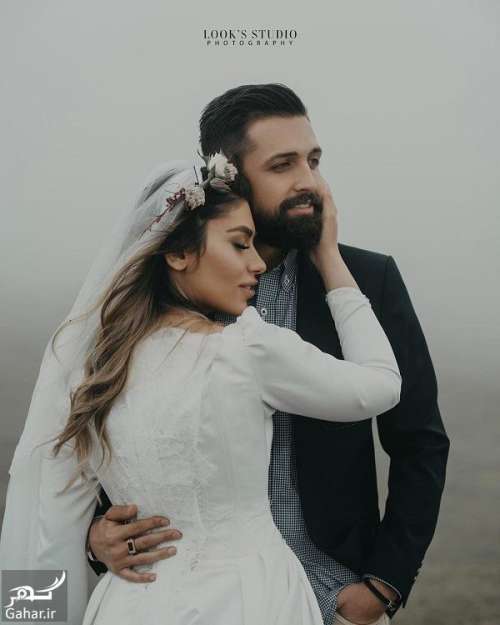 عکسهای آتلیه عروسی محسن افشانی و همسرش