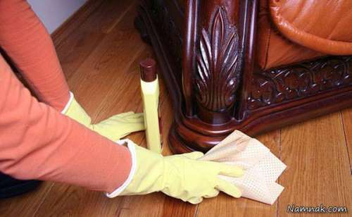 تمیزکردن وسایل و لوازم خانگی چوبی با مواد طبیعی