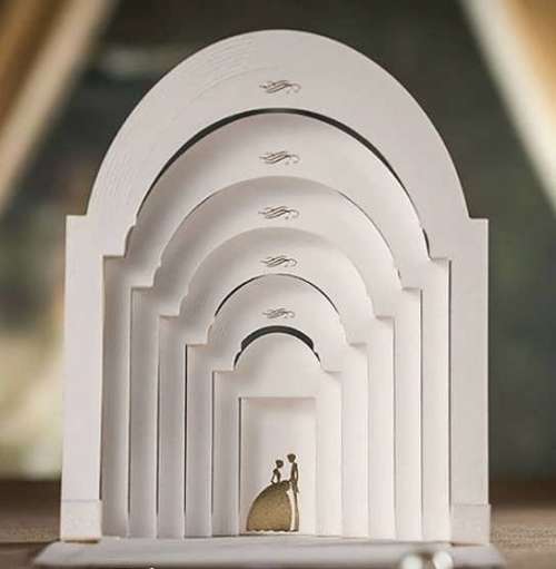 مدل کارت عروسی سه بعدی لاکچری + تصاویری از ایده های کارت عروسی جالب