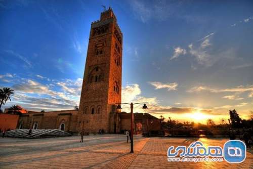 مسجد کتبیه از جاذبه های گردشگری در مراکش است