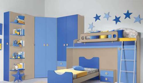 مدل اتاق خواب کودک دخترانه و پسرانه با طراحی چشم نواز