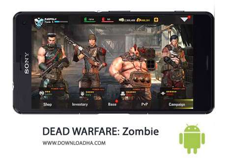 دانلود بازی اکشن جنگجوی مرگ DEAD WARFARE: Zombie 2.11.0.19 – اندروید