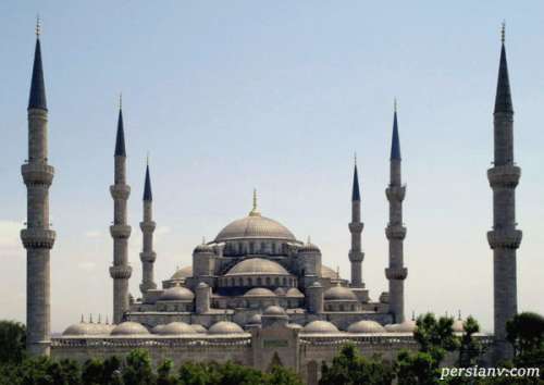 درخشش معماری با شکوه امپراتوری عثمانی در مسجد سلطان احمد استانبول