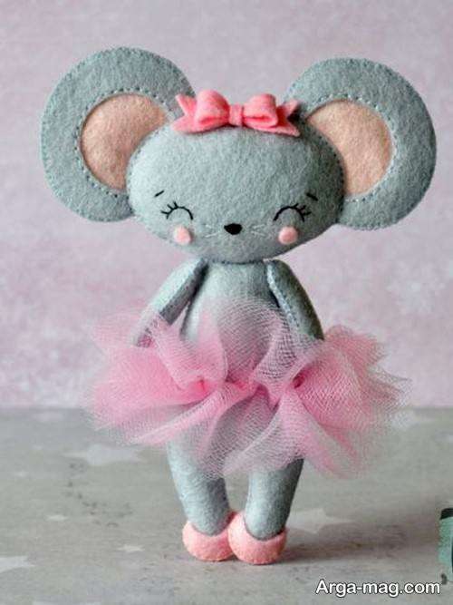 آموزش ساخت عروسک موش نمدی و آشنایی با انواع مدل عروسک های موش ساخته شده با نمد