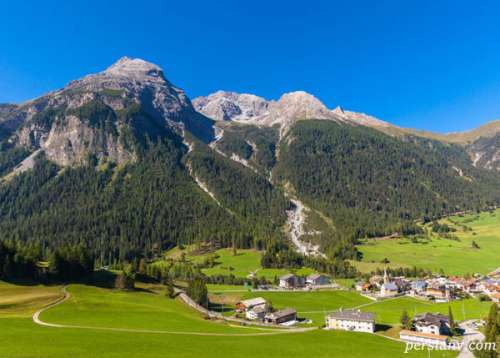 زیباترین دهکده با چشم اندازهایی باور نکردنی در سوییس