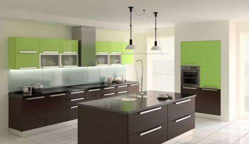 دکوراسیون آشپزخانه مستطیل شکل با انواع طراحی کلاسیک و مدرن