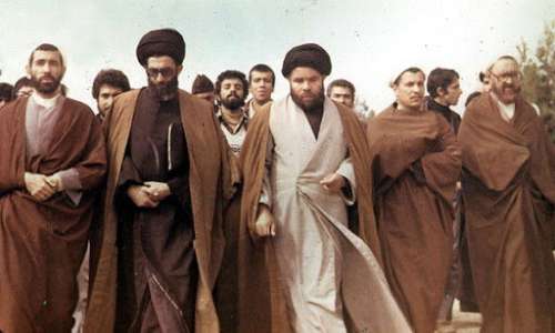 عکسی کمتر دیده شده از رهبر انقلاب، آیت‌الله مطهری و هاشمی رفسنجانی