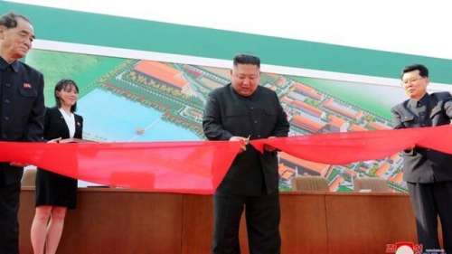 رهبر کره شمالی در انظار عمومی ظاهر شد/ تصاویر