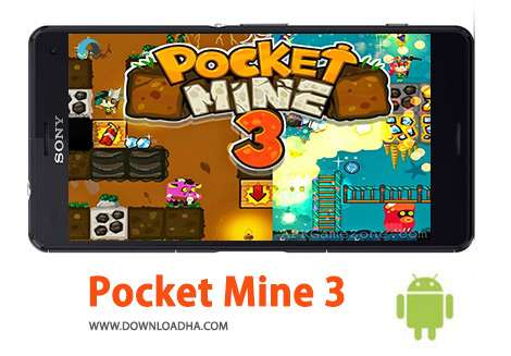 دانلود Pocket Mine 3 6.6.5 – بازی آرکید معدنچی کوچک ۳ برای اندروید