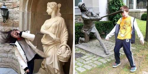 واکنش طنزآمیز مخالفان نابودی مجسمه چهره های نژادپرست در انگلیس: حالا برعکس!