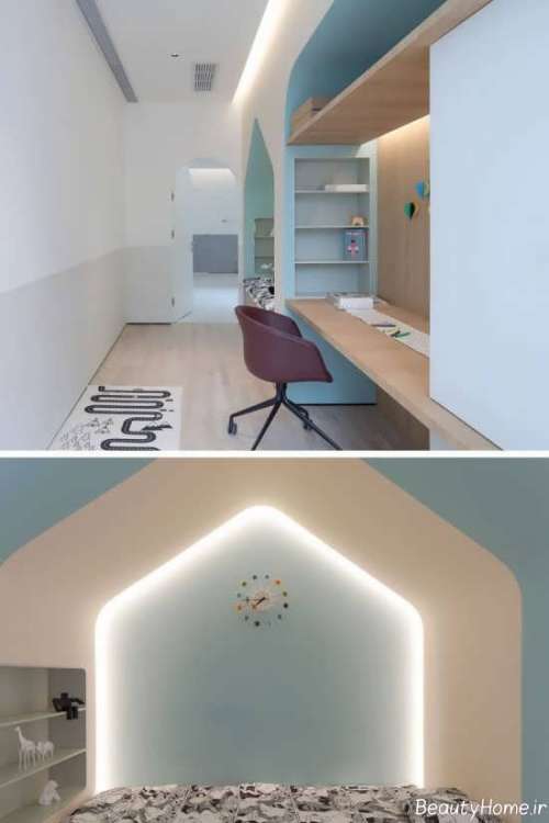 طراحی نور مخفی اتاق خواب کودک با خلاقیت های زیبا