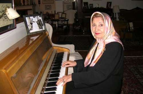 مادر پیانوی ایرانی ۸۵ ساله شد
