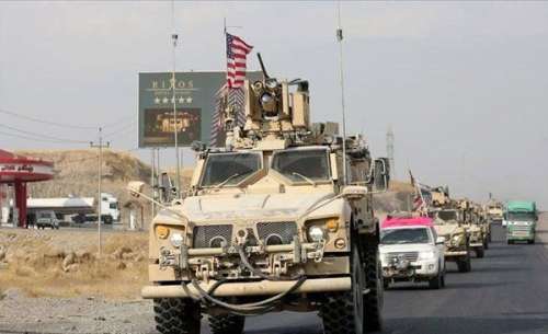 کاروان ائتلاف آمریکایی در عراق هدف حمله راکتی قرار گرفت
