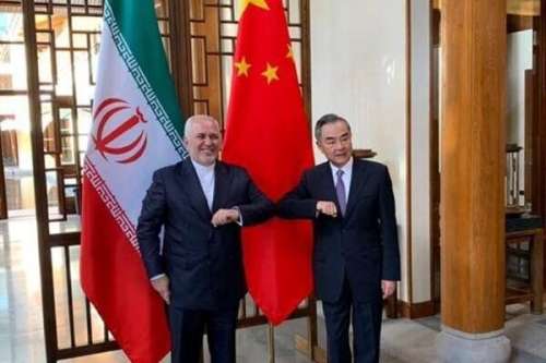 ظریف در توئیتش درباره دیدار با وزیر خارجه چین چه نوشت؟