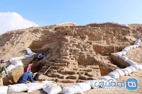بقایای دژ تاریخی در محوطه ریوی خراسان شمالی کشف شد
