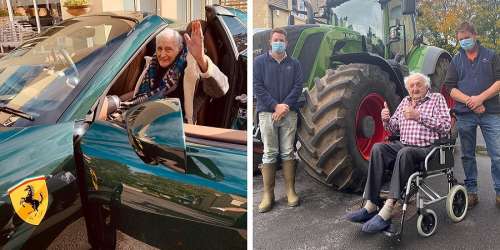 خانه سالمندانی در انگلیس که آرزوهای ساکنانش را برآورده می کند؛ از رانندگی با فراری تا ملاقات با ملکه