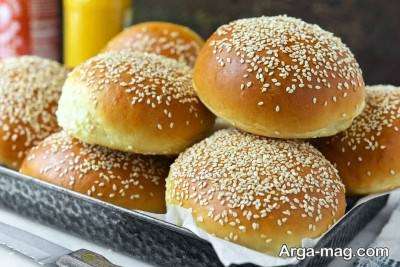 طرز تهیه نان همبرگر خانگی با بافت نرم و ایده آل