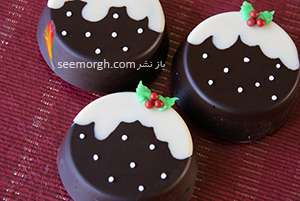 کریسمس : با شکلات و بیسکویت یک شیرینی کریسمسی خوشمزه و آسان درست کنید