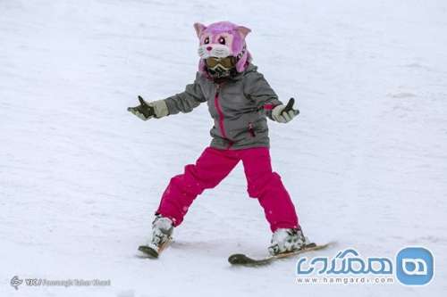 ورزش های زمستانی پیست اسکی دیزین + عکسها