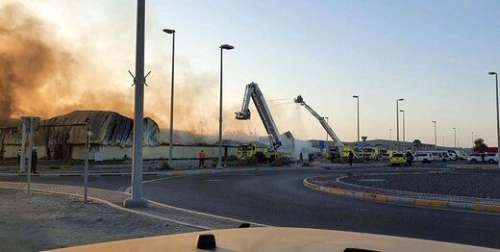 جزئیات آتش‌سوزی در بندر ابوظبی امارات