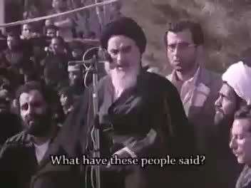 سخنان تاریخی امام خمینی(ره) در بدو ورود به ایران + فیلم
