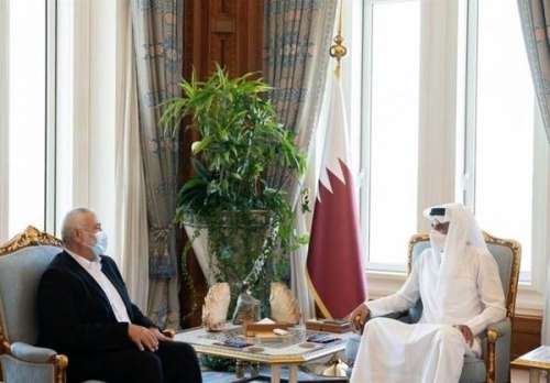 درخواست انتخاباتی اسماعیل هنیه از امیر قطر