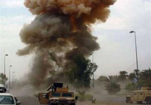 انفجار بمب در مسیر کاروان پشتیبانی ائتلاف بین المللی در عراق