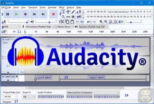 دانلود  Audacity v3.0.0 RC2 – برنامه جداکردن و چسباندن MP3