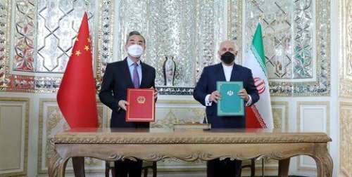 توییت ظریف پس از امضای سند همکاری ایران و چین