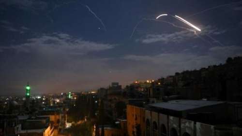 مقابله پدافند هوایی سوریه با حملات رژیم صهیونیستی