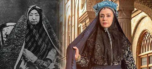 اولین تصویر از مریلا زارعی در نقش مهدعلیا مادر ناصرالدین شاه