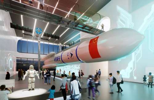 طراحی زیبای موزه دانش و فناوری چین توسط زاها حدید/ عکس