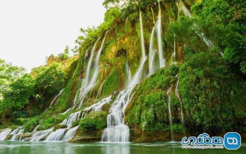 آبشار بیشه استان لرستان؛ طبیعتی دلنشین بر فراز کوه هایی زیبا