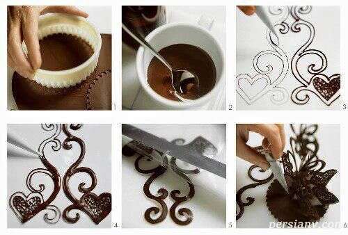 ایده های بسیارجالب برای تزیین شکلات