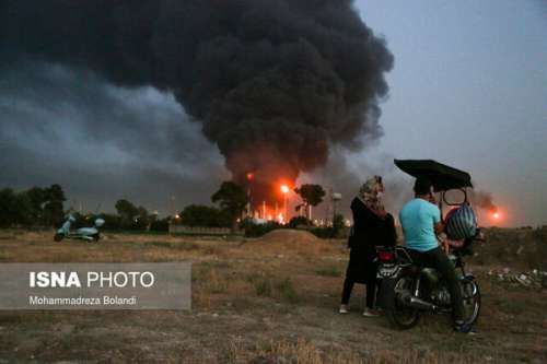 آتش‌سوزی در پالایشگاه تهران مصدوم نداشته است