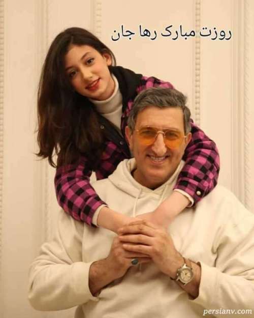 یوسف صیادی بازیگر طنز تصویر دختر زیبایش رها را منتشر کرد