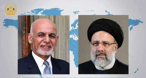 گفتگوی تلفنی رئیس جمهور افغانستان با رئیسی