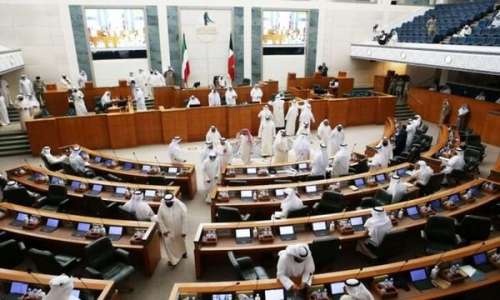 درگیری فیزیکی در پارلمان کویت