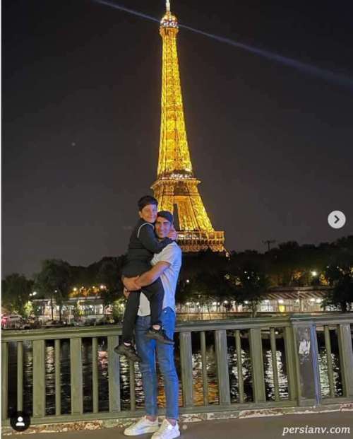 عکس جدید علیرضا بیرانوند در کنار برج ایفل در سفرش به فرانسه