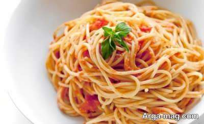 طرز تهیه اسپاگتی بدون گوشت لذیذ و خوشمزه در منزل
