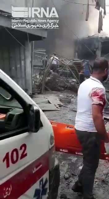 انفجار ویرانگر بمب در فلسطین+فیلم