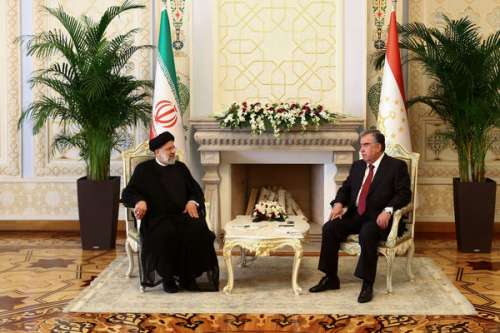 تاکید رئیسی بر تقویت تعاملات و سطح همکاری‌ ایران و تاجیکستان