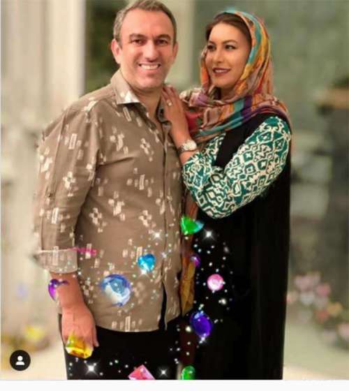 تصویر جدید فریبا نادری بازیگر سریال ستایش در کنار همسرش