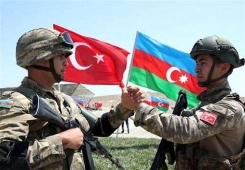 رزمایش آذربایجان و ترکیه در نزدیکی مرزهای ایران