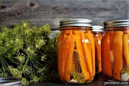 طرز تهیه دو نوع ترشی هویج